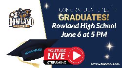 Rowland High Graduation
